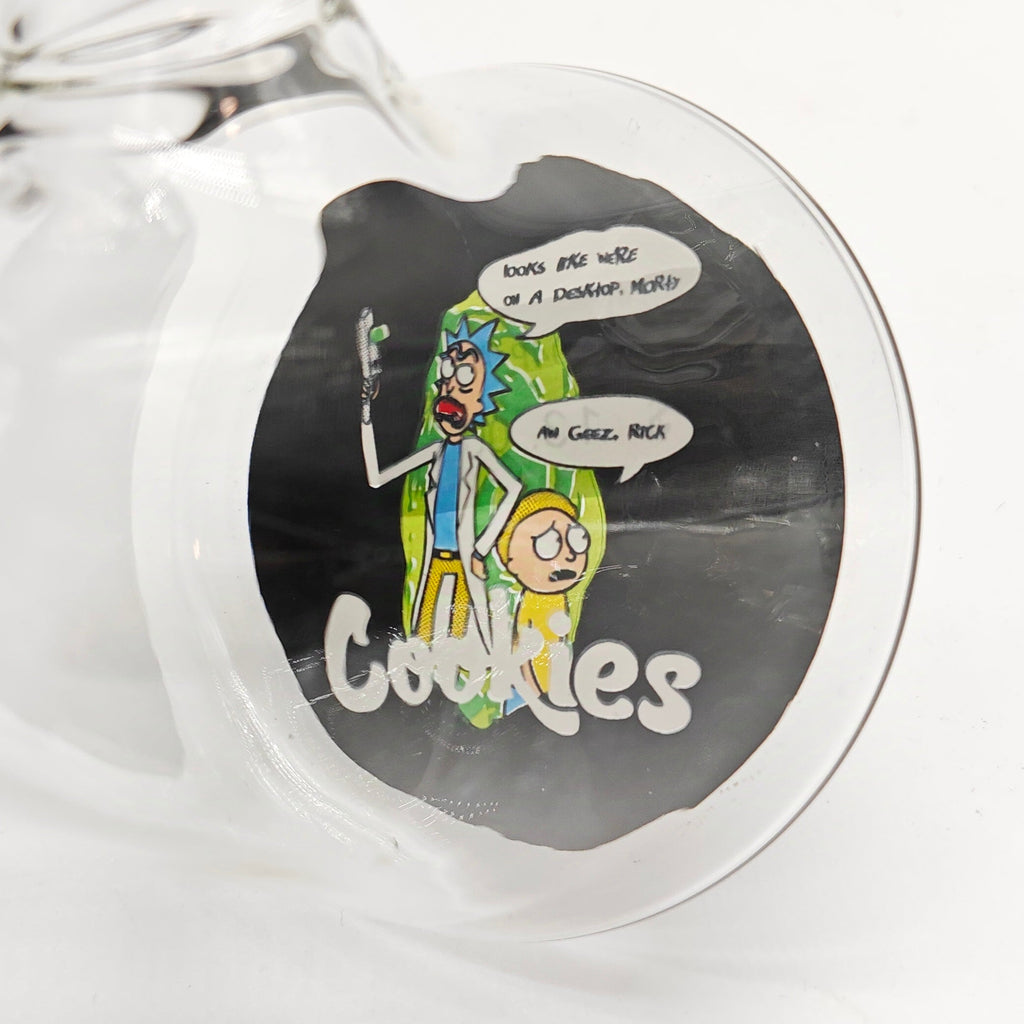 9" 4mm Assorted Characters Beaker Bong [093204P]