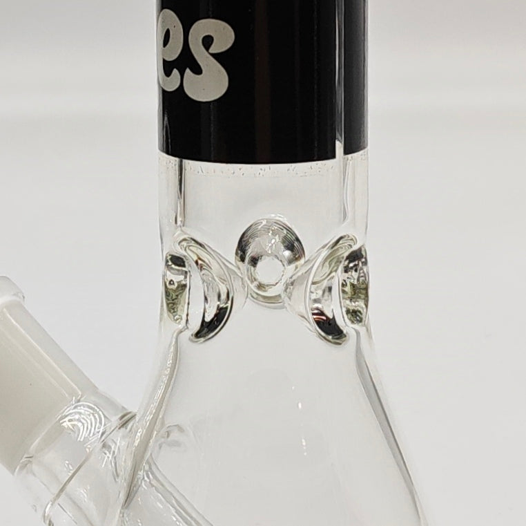 9" 4mm Assorted Characters Beaker Bong [093204P]