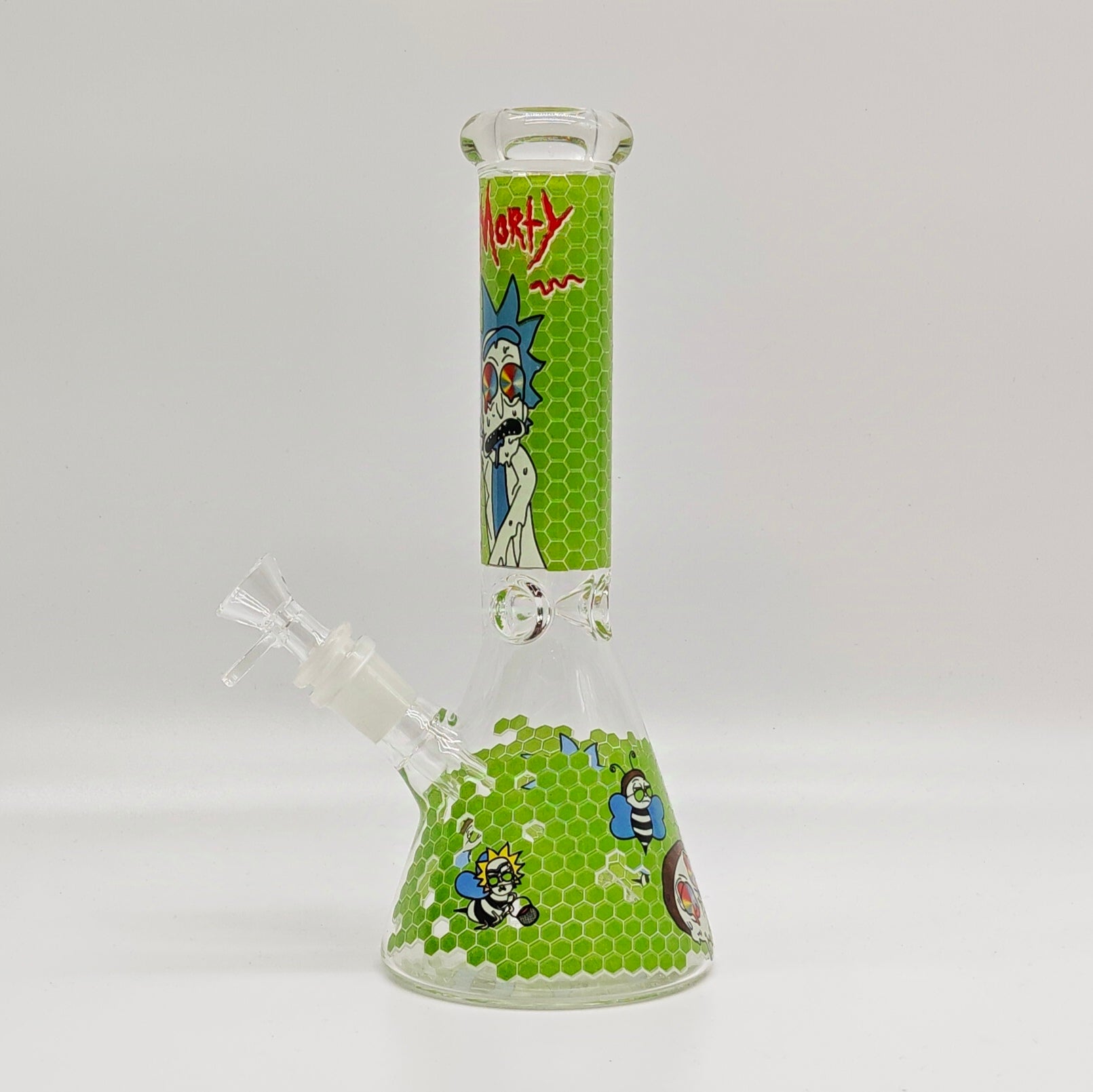 10" 5mm Assorted Design Beaker Bong [103805P]