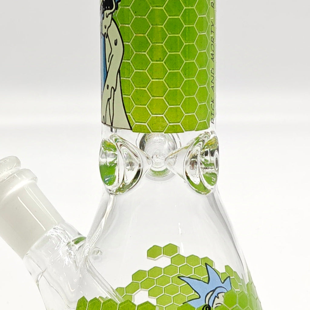10" 5mm Assorted Design Beaker Bong [103805P]