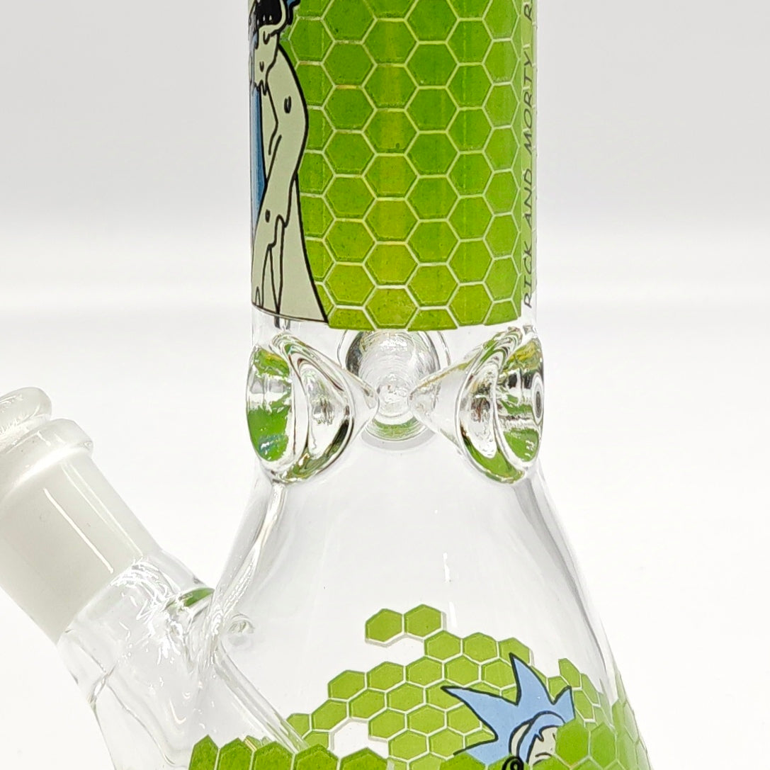 10" 5mm Assorted Design Beaker Bong [103805P]
