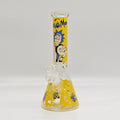 10" 5mm Assorted Design Beaker Bong [103805P]