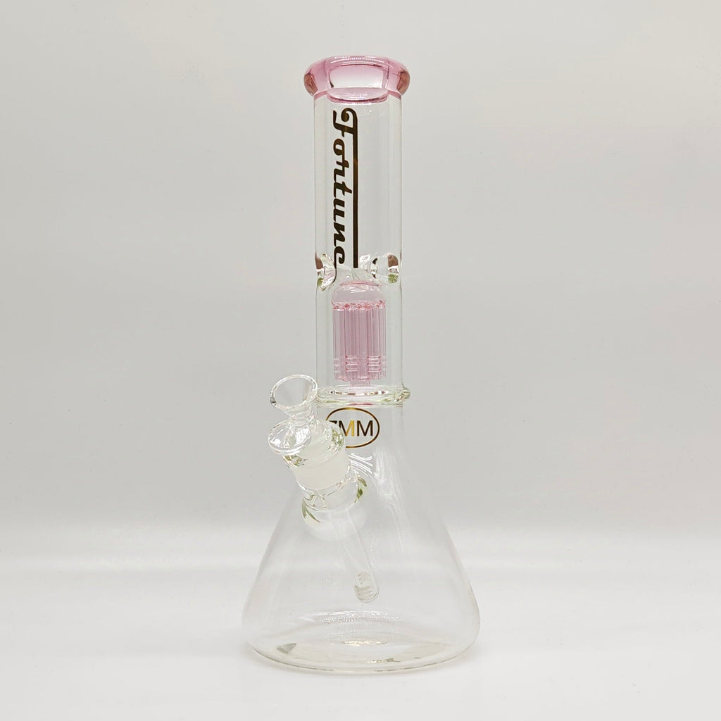 Fortune | 14" 7mm Tree Percolator Beaker Glass Bong [P145007]