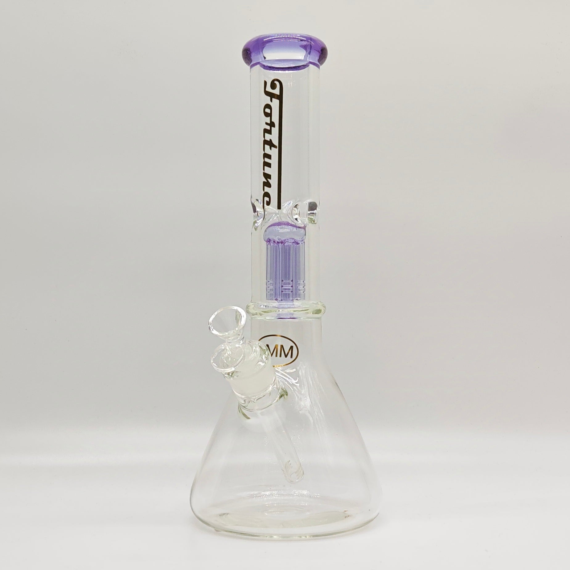 Fortune | 14" 7mm Tree Percolator Beaker Glass Bong [P145007]