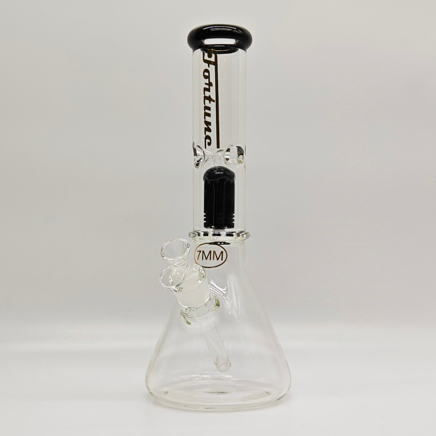 Fortune | 14" 7mm Tree Percolator Beaker Glass Bong [P145007]