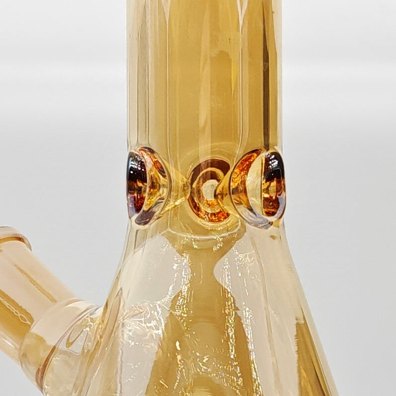 Fortune | 9" 4mm Electroplate Beaker Bong [093204E]