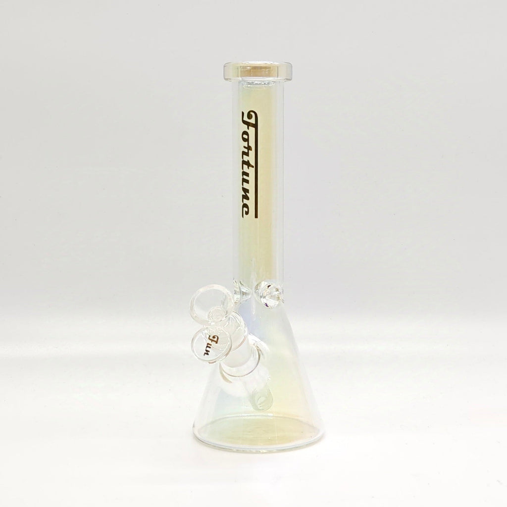 Fortune | 9" 4mm Electroplate Beaker Bong [093204E]