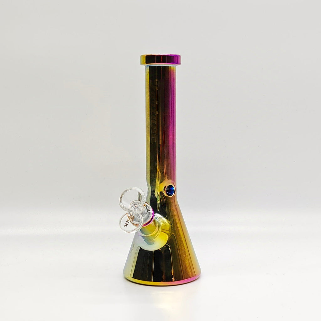 Fortune | 9" 4mm Electroplate Beaker Bong [093204E]
