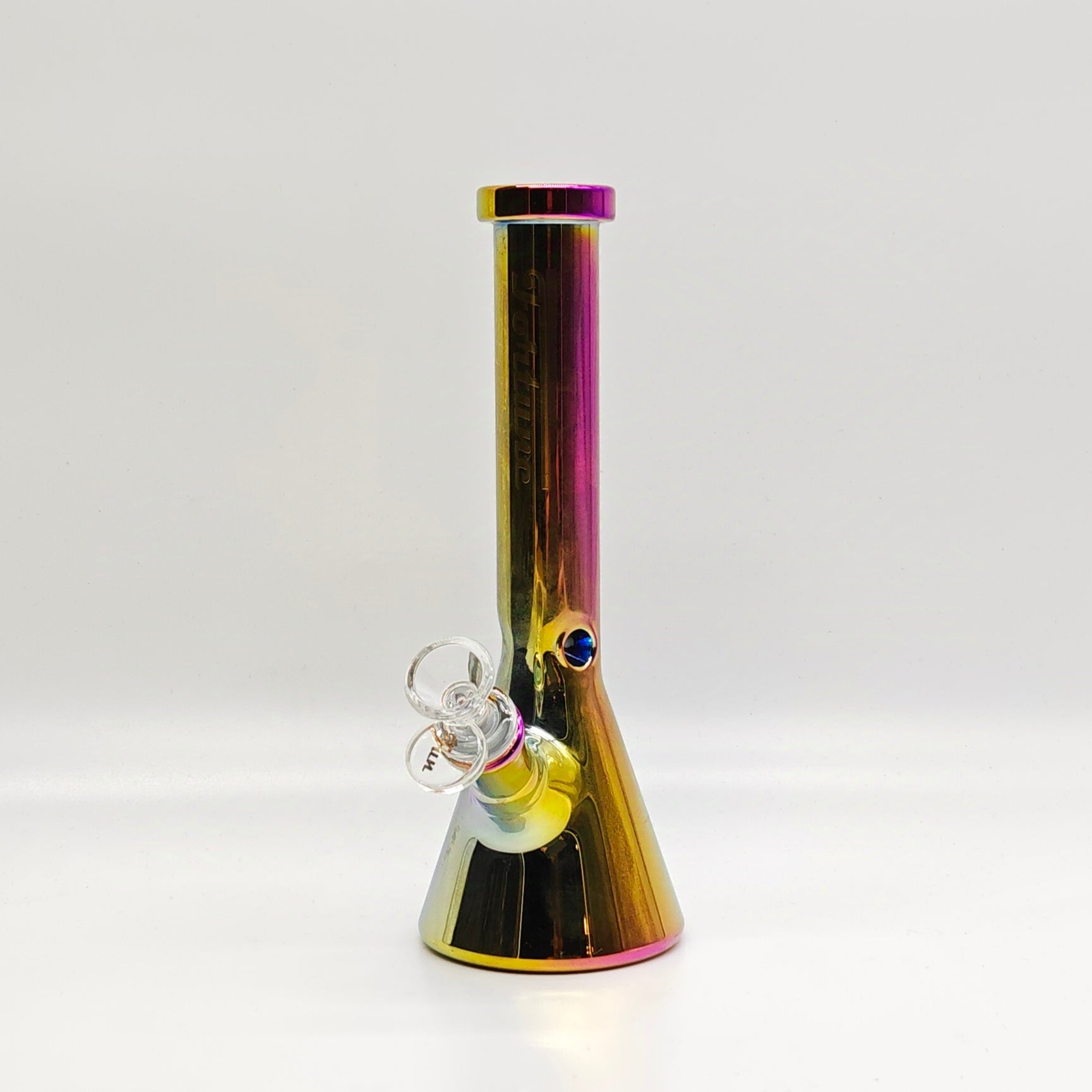 Fortune | 9" 4mm Electroplate Beaker Bong [093204E]