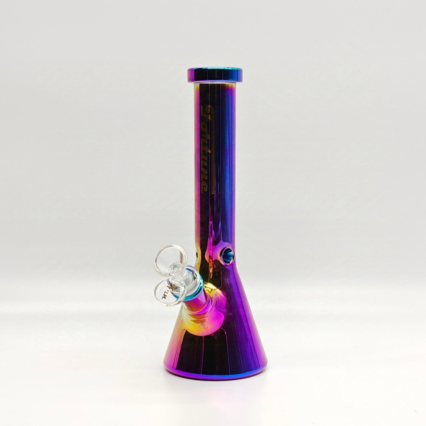 Fortune | 9" 4mm Electroplate Beaker Bong [093204E]