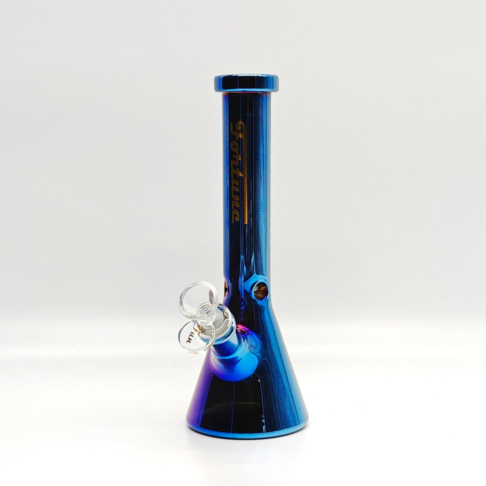 Fortune | 9" 4mm Electroplate Beaker Bong [093204E]