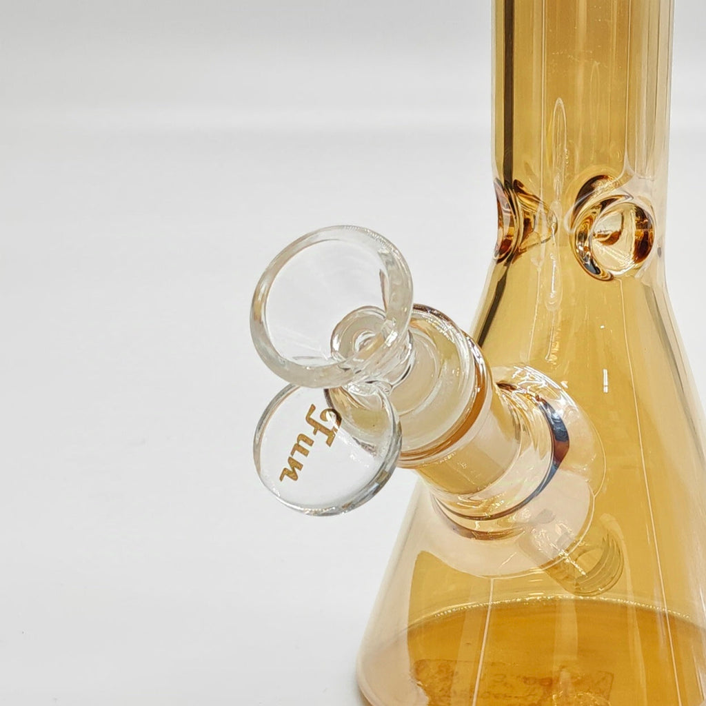 Fortune | 9" 4mm Electroplate Beaker Bong [093204E]