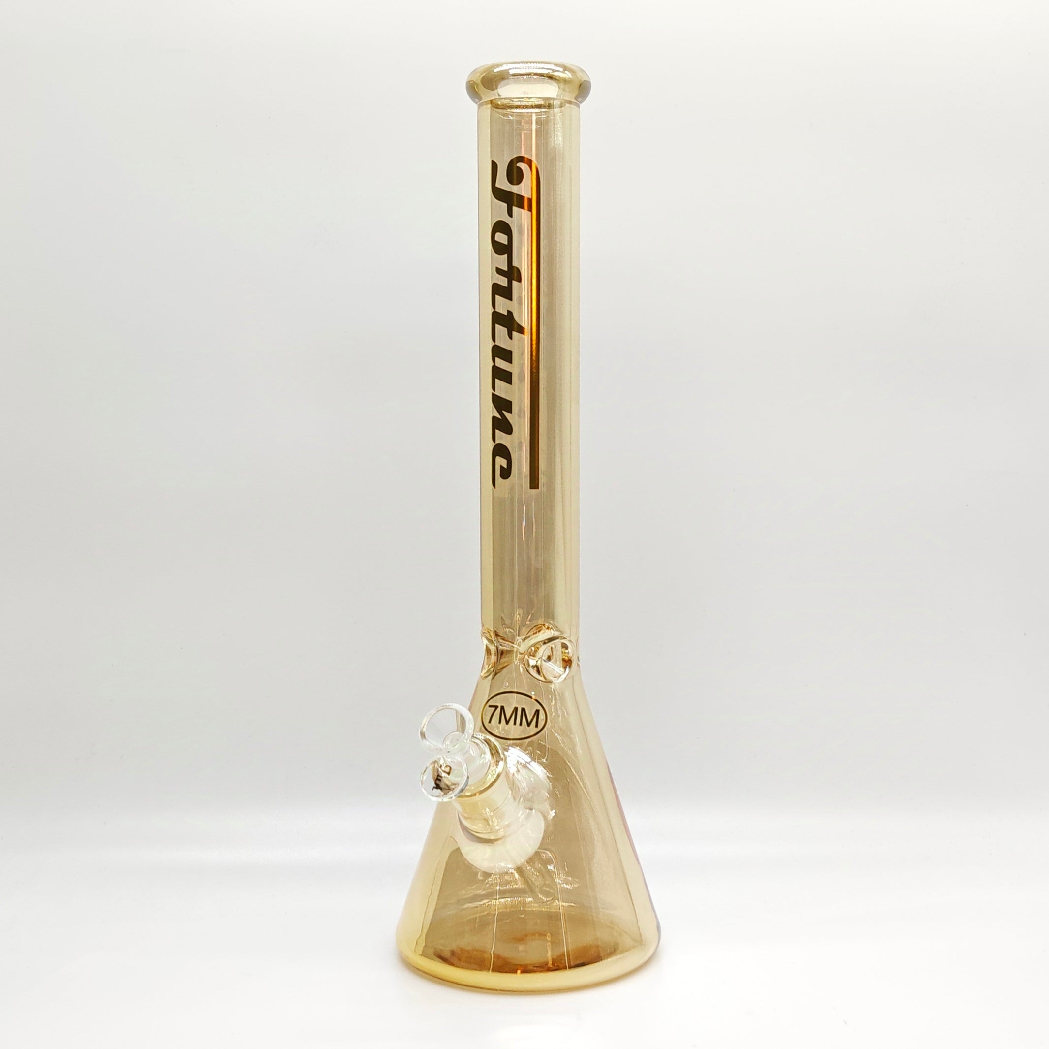 Fortune | 18" Electroplate Glass Beaker Bong [185007E]