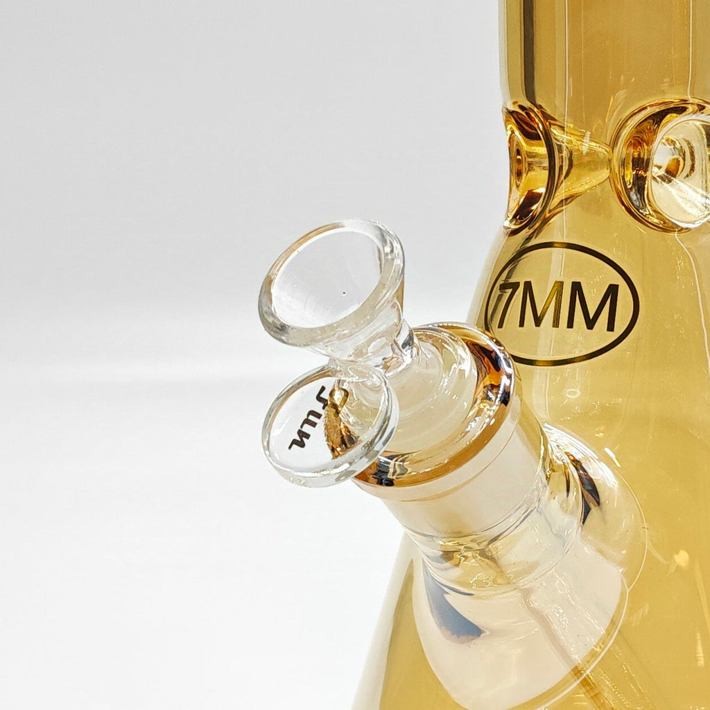 Fortune | 18" Electroplate Glass Beaker Bong [185007E]