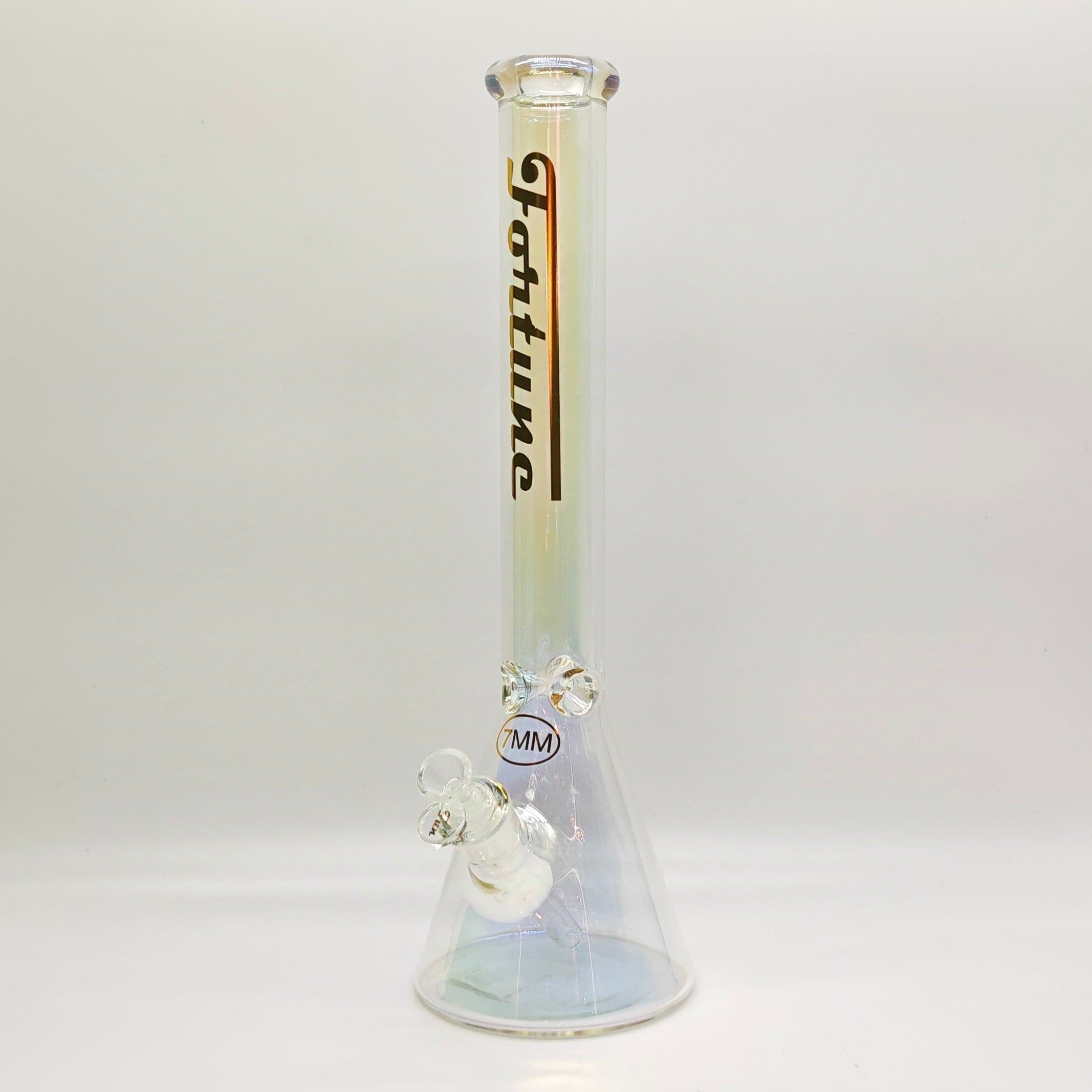 Fortune | 18" Electroplate Glass Beaker Bong [185007E]