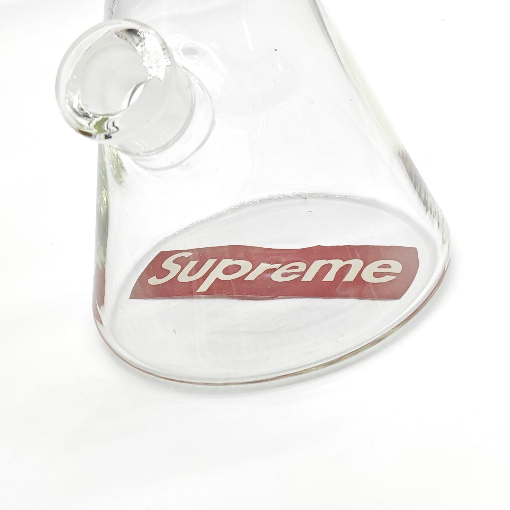 14" Stylish Designed 7mm Glow in the dark Glass Bong [LV145007]