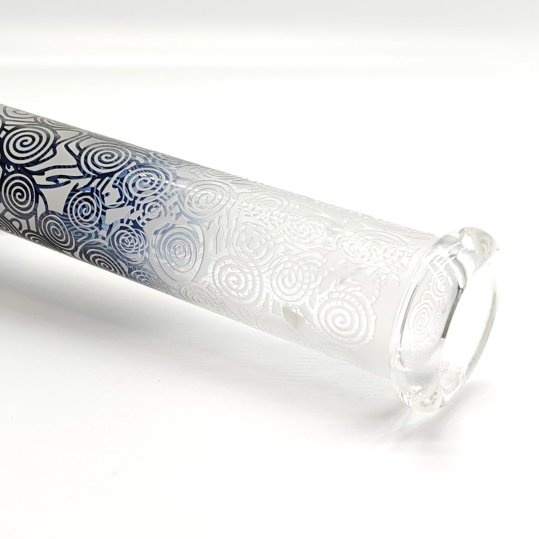 14" 5mm Abstract Design Beaker Glass Bong [LOT0072]