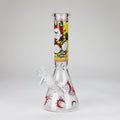 10" Comic Blast Glow in the dark Glass Bong [MG-160]