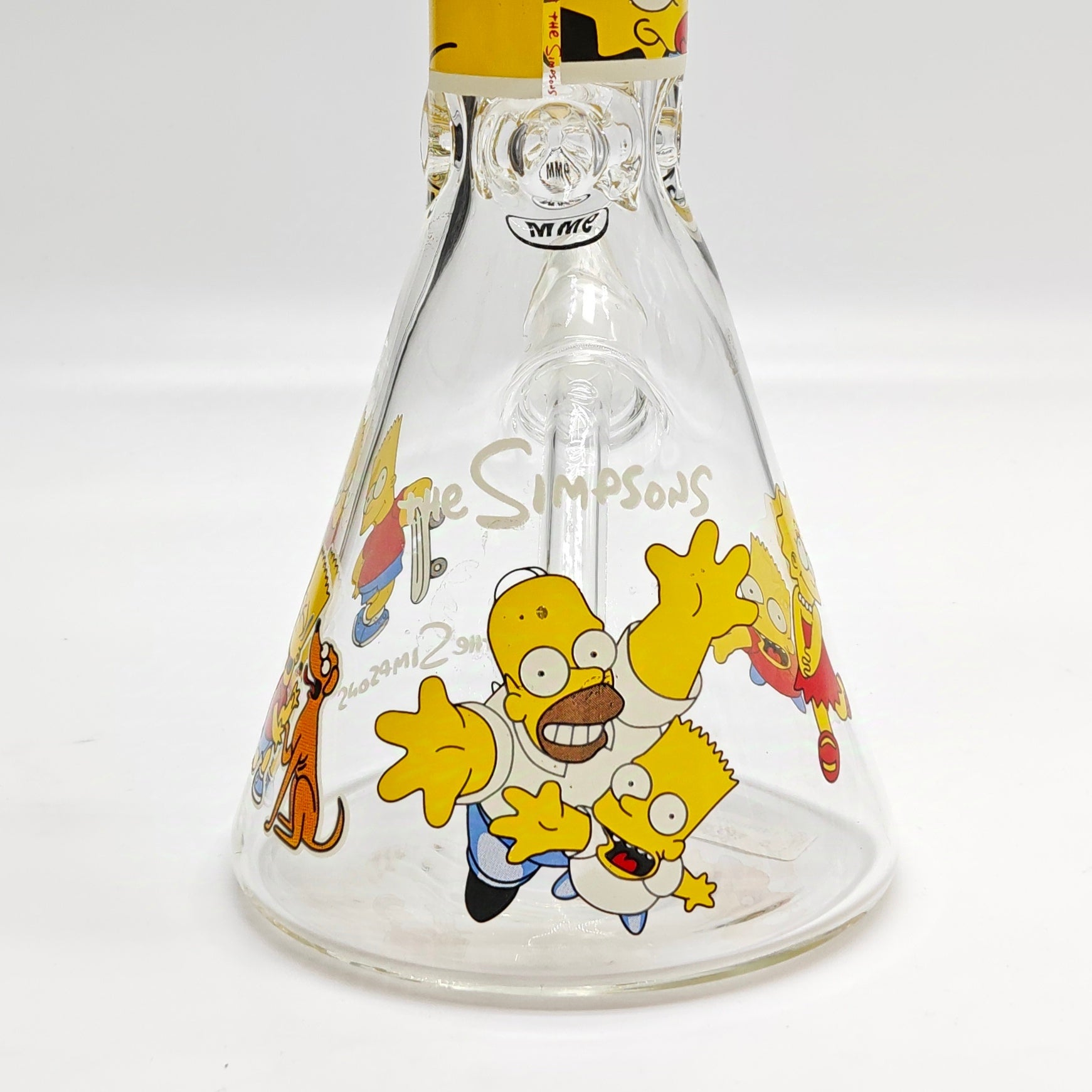 14" 9mm Cartoon Beaker Glass Bong [145009P]