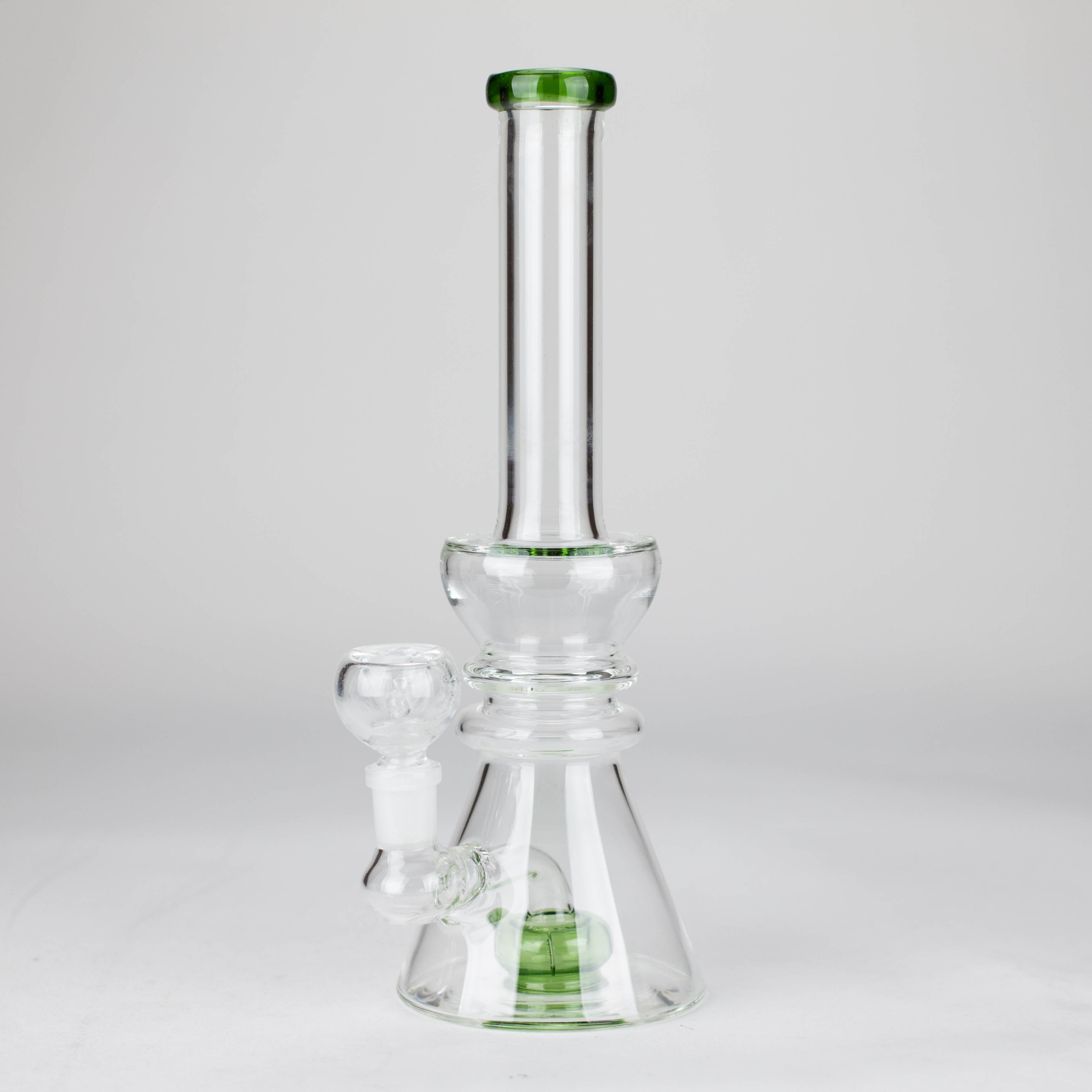 11" Shower head water diffuser glass bong