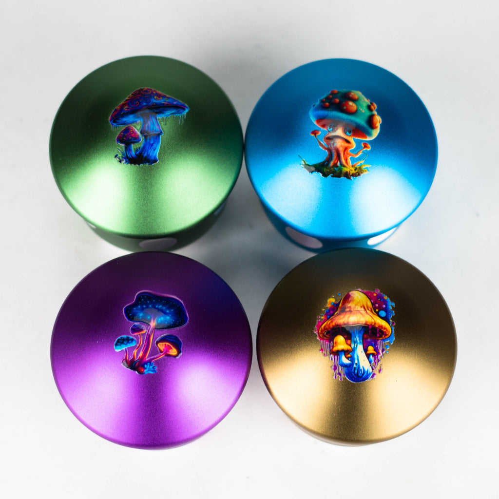 ZAluminum Mushroom Grinder 4 Layers