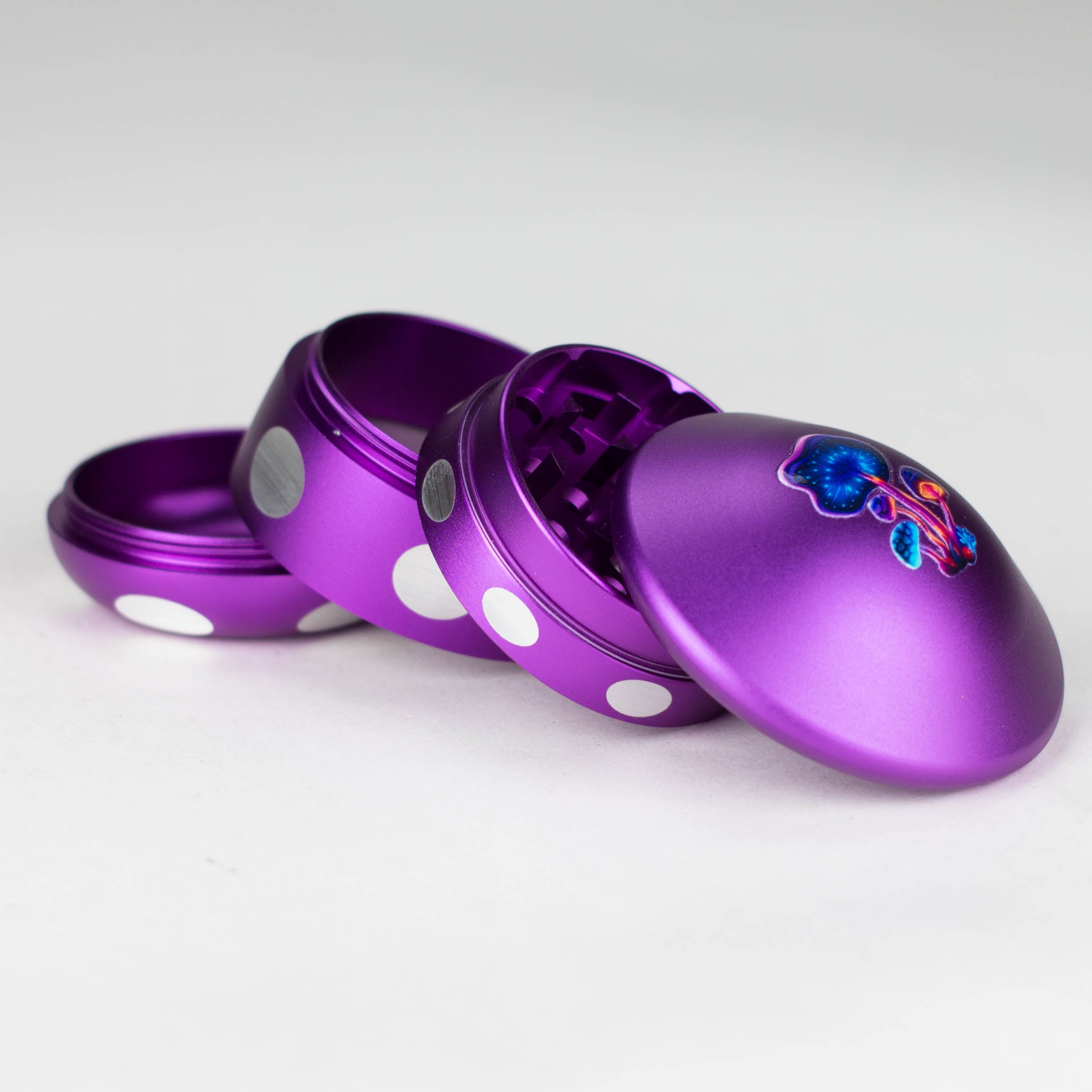 ZAluminum Mushroom Grinder 4 Layers