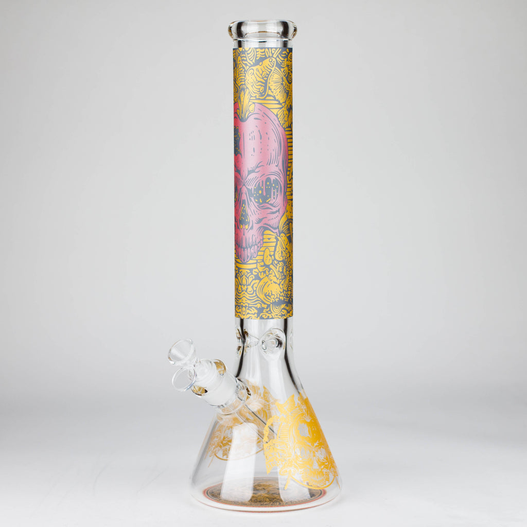 16" 7mm Artistic Design Beaker