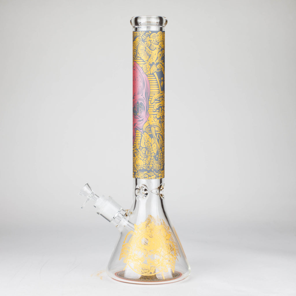 16" 7mm Artistic Design Beaker