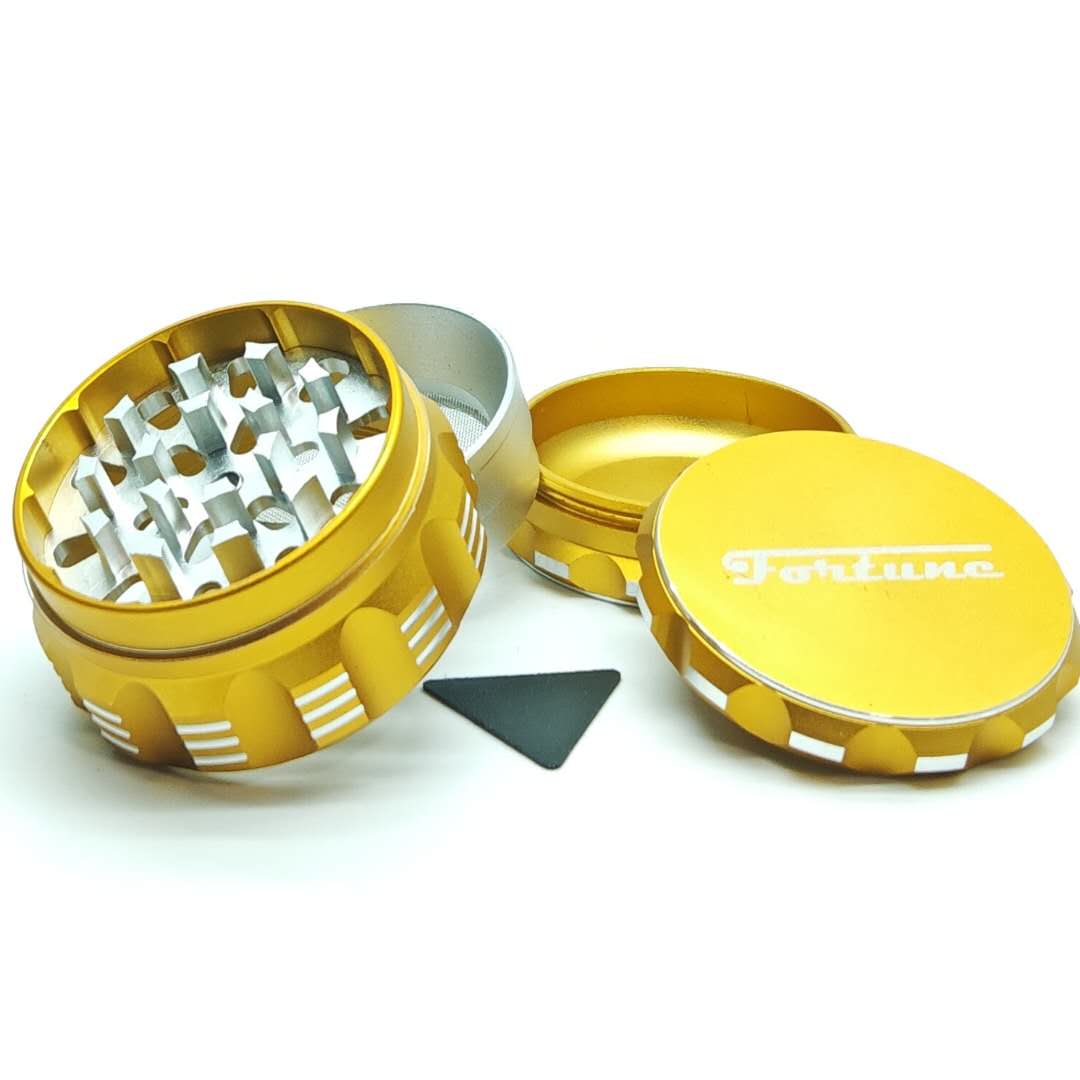 Fortune | 4 Parts 63.5mm x49mm Aluminum Grinder-Assorted Color