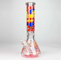 14" Cartoon Glow 9 mm glass bong [PIP835]