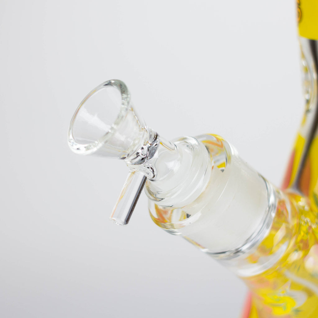 Z14" 7mm Glass Bong With Heart Design