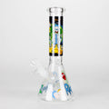 10" Cartoon Designs Glow In The Dark beaker bong In the Box [PIP302]