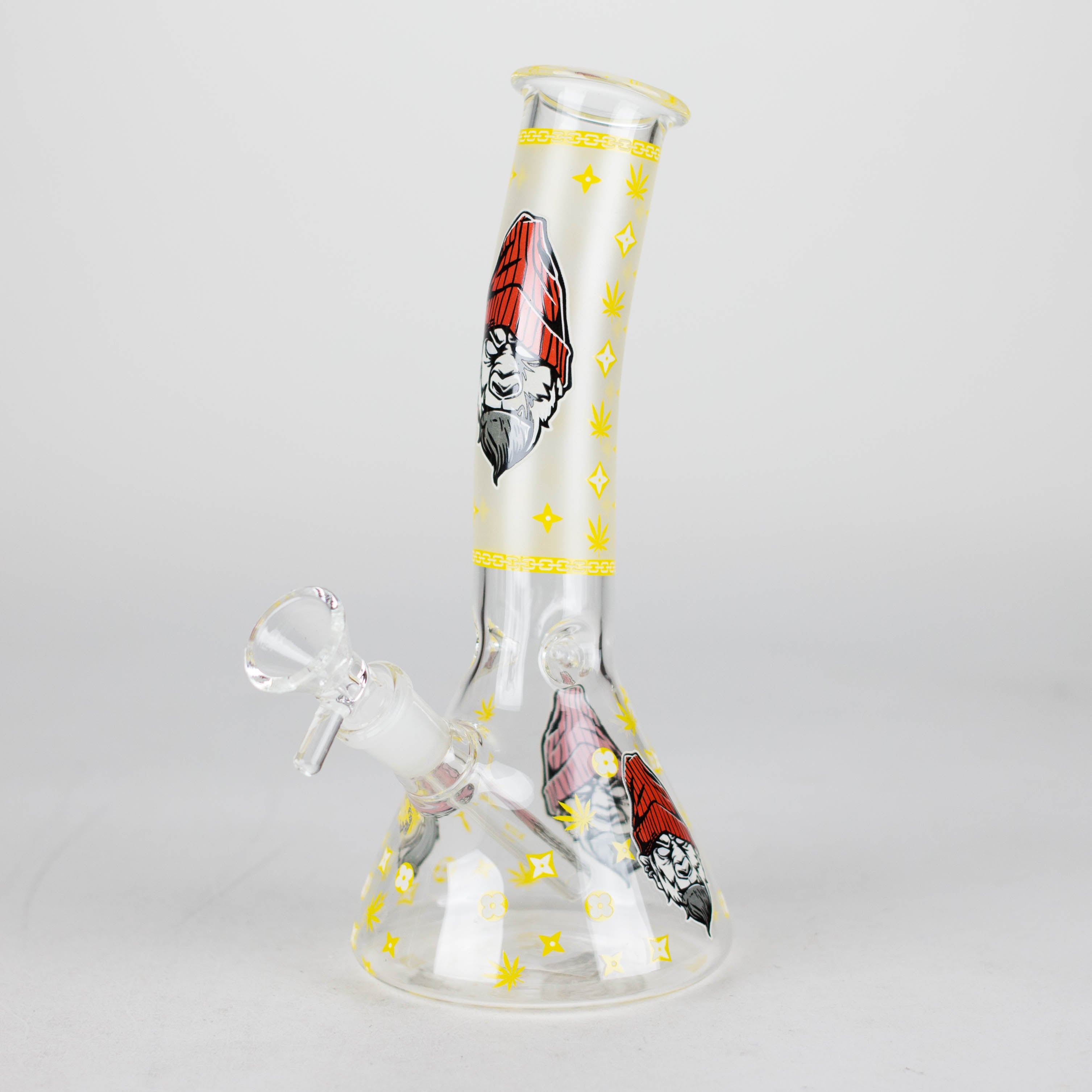 8.5" Gorilla Designs Glow In The Dark beaker bong In the Box [PIP301]