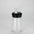6" Glass Bong with Aluminum Cap [YD2092]