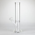 12" Clear Straight Tube Bong