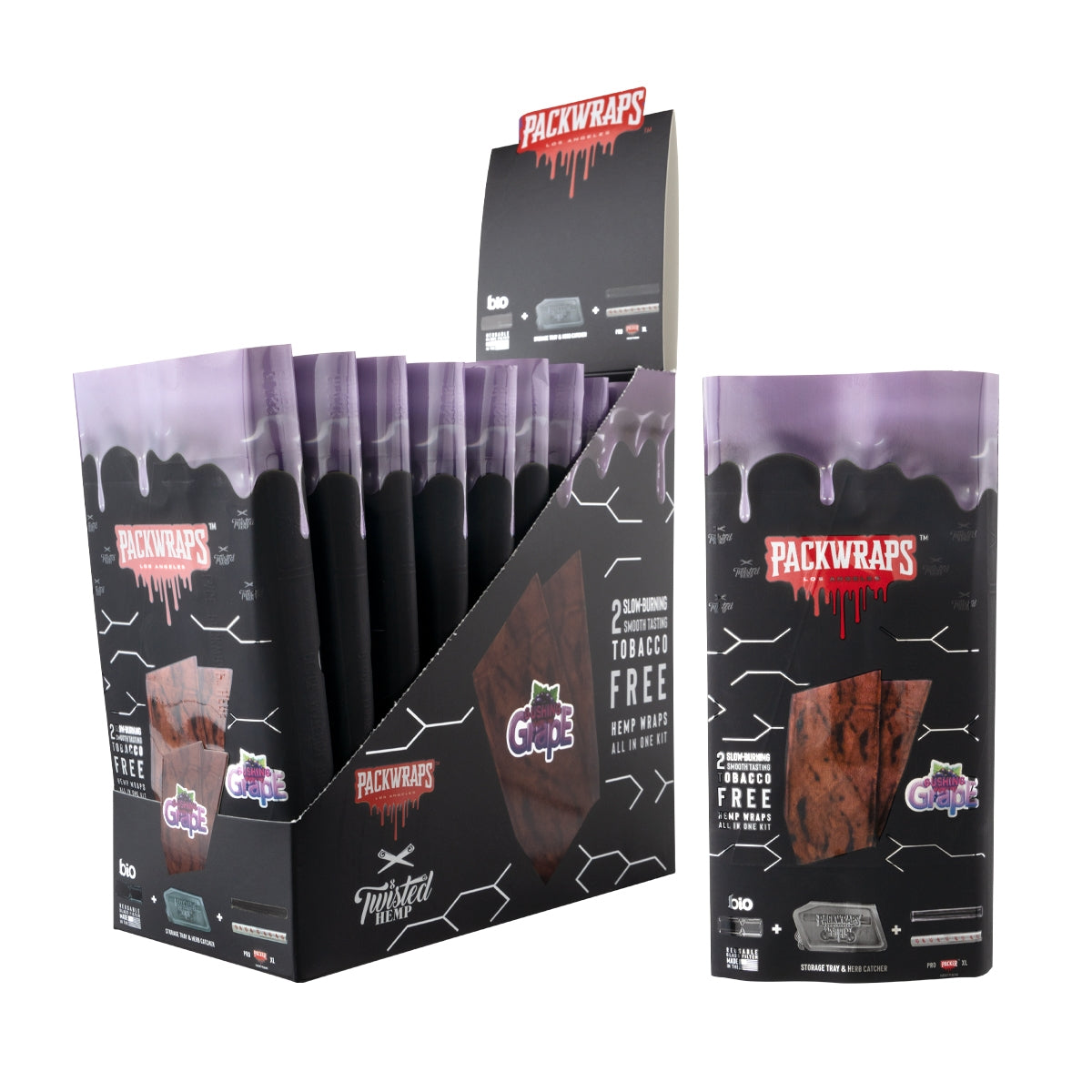 Packwraps X Twisted X Bio Wraps-10 CT
