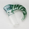 Shine Glassworks | 19mm 4 Hole Dichroic bowl with Horn - Made in Canada