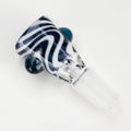 Shine Glassworks | Dichro Vacstack 14mm  3 Hole bowl - made in Canada