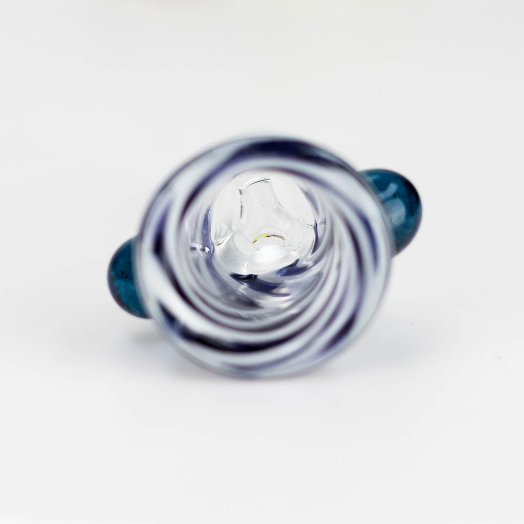 Shine Glassworks | Dichro Vacstack 14mm  3 Hole bowl - made in Canada