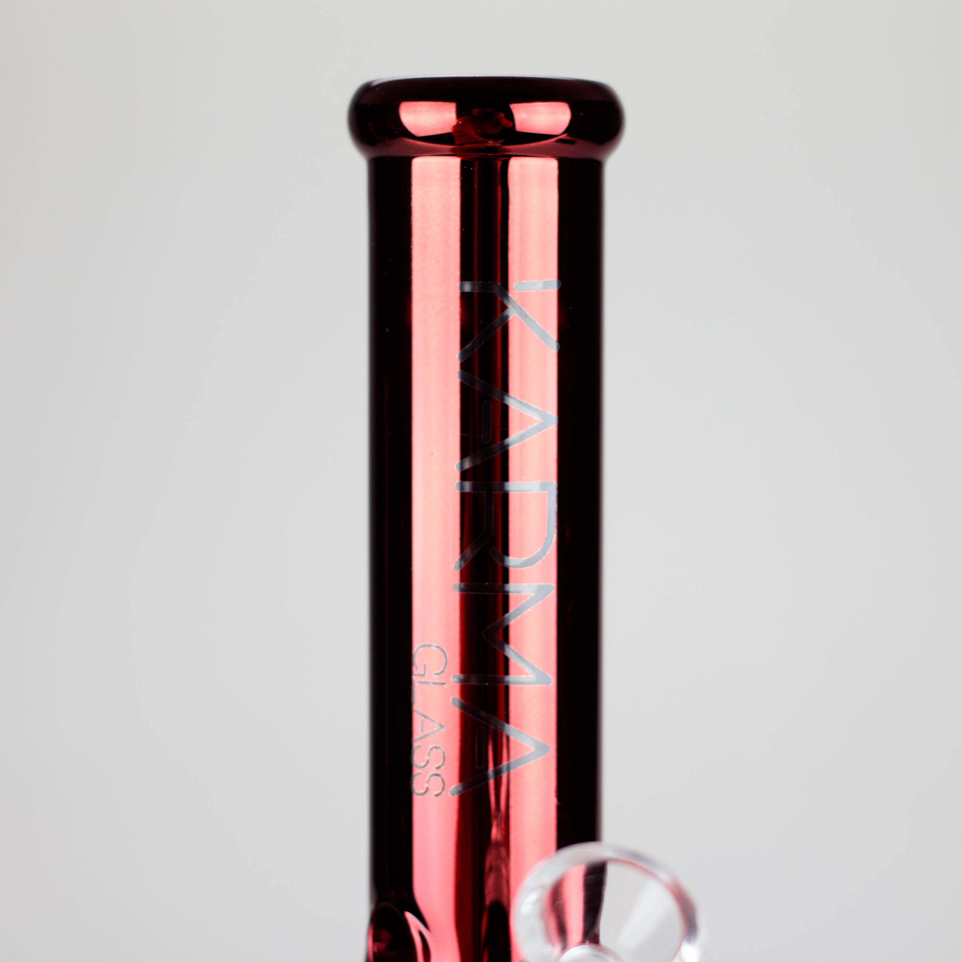 Karma | Glass Bong 9" Beaker Metallic