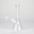 Karma | 7" Sandblasted Beaker Glass Dab Rig