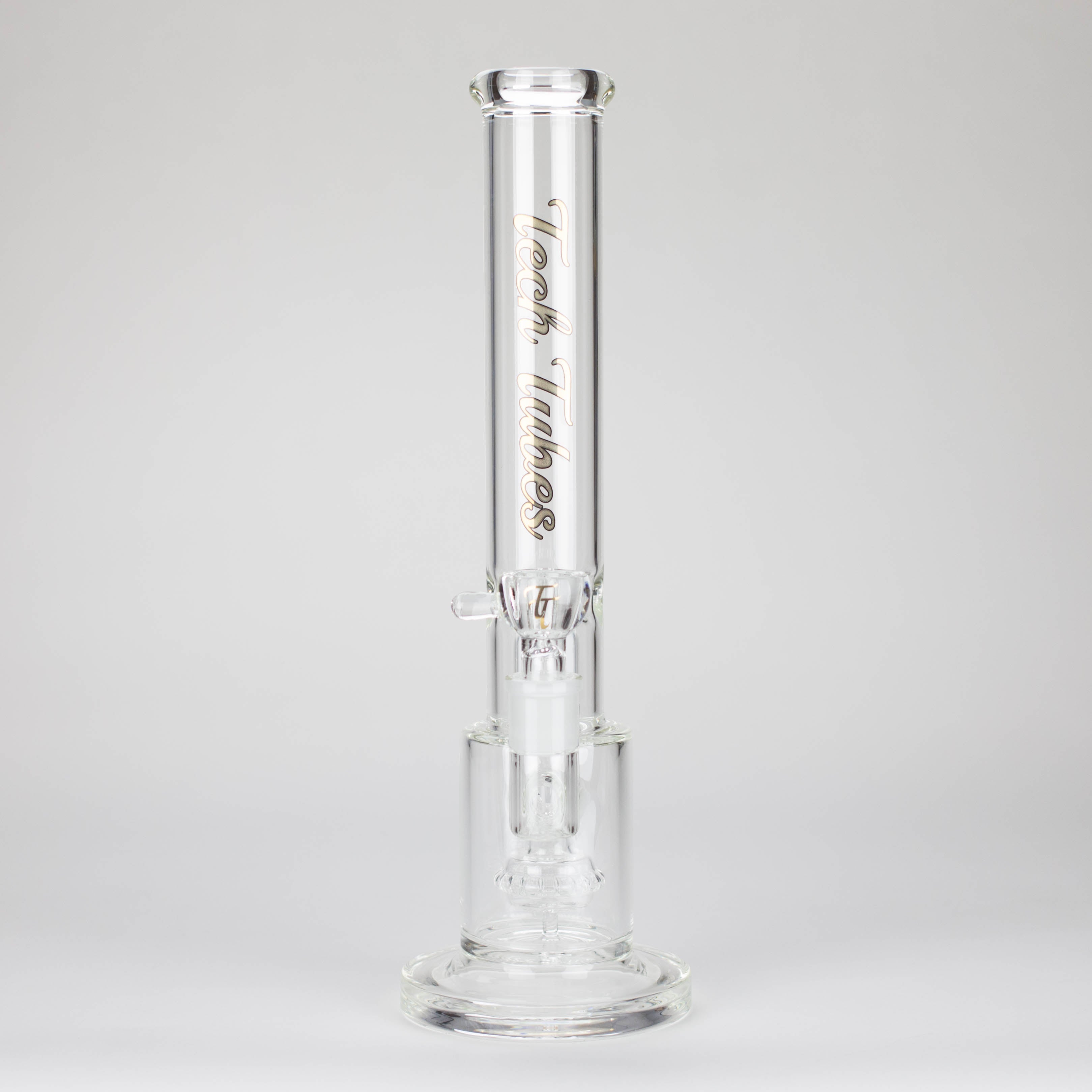 Tech Tubes | 14" Circ Cannon Clear Glass Bong