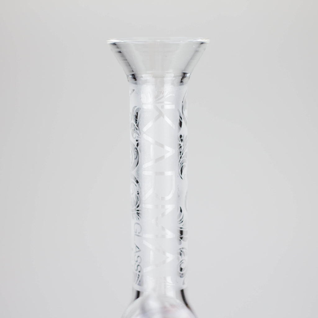 Karma | 7" Sandblasted Beaker Glass Dab Rig