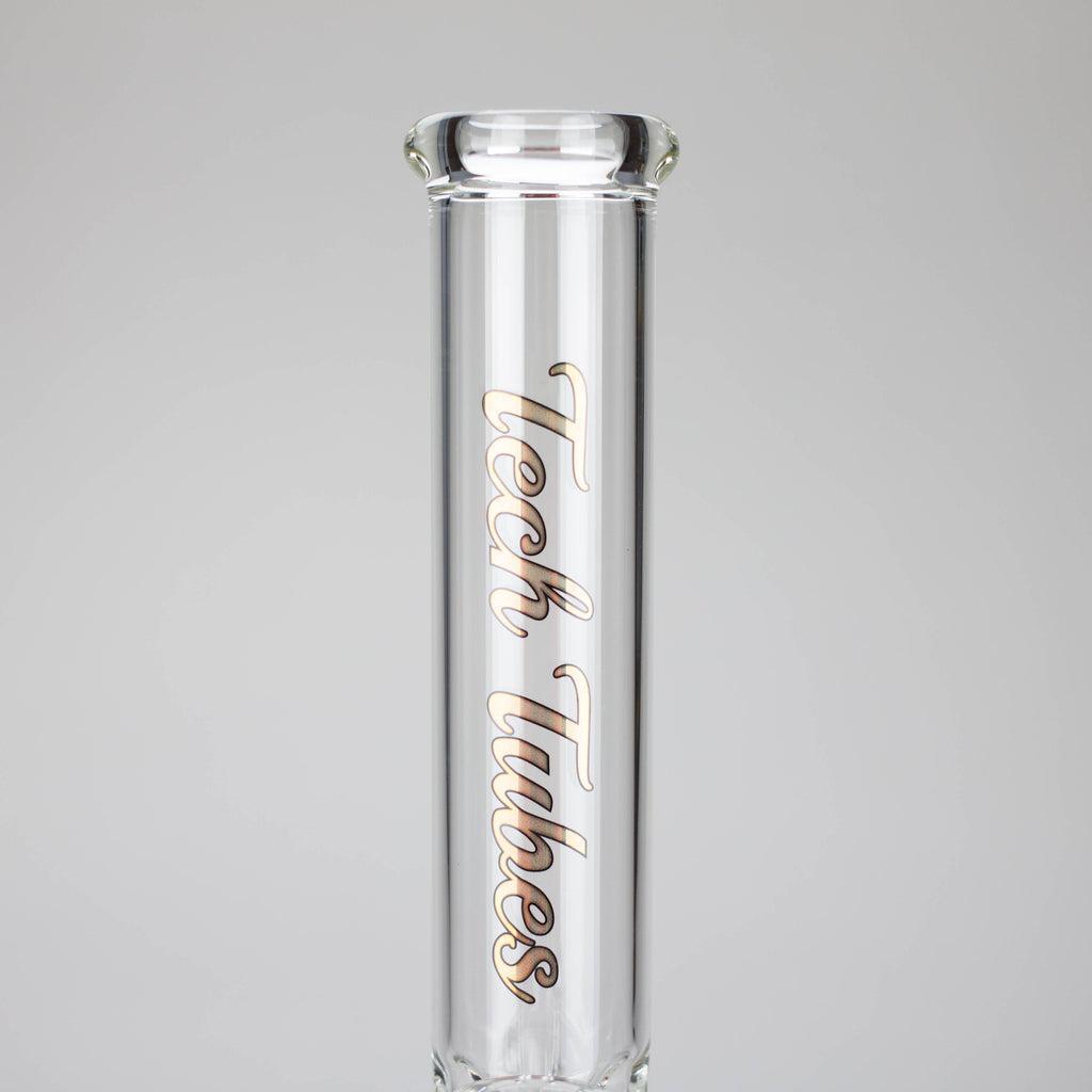 Tech Tubes | 14" Circ Cannon Clear Glass Bong