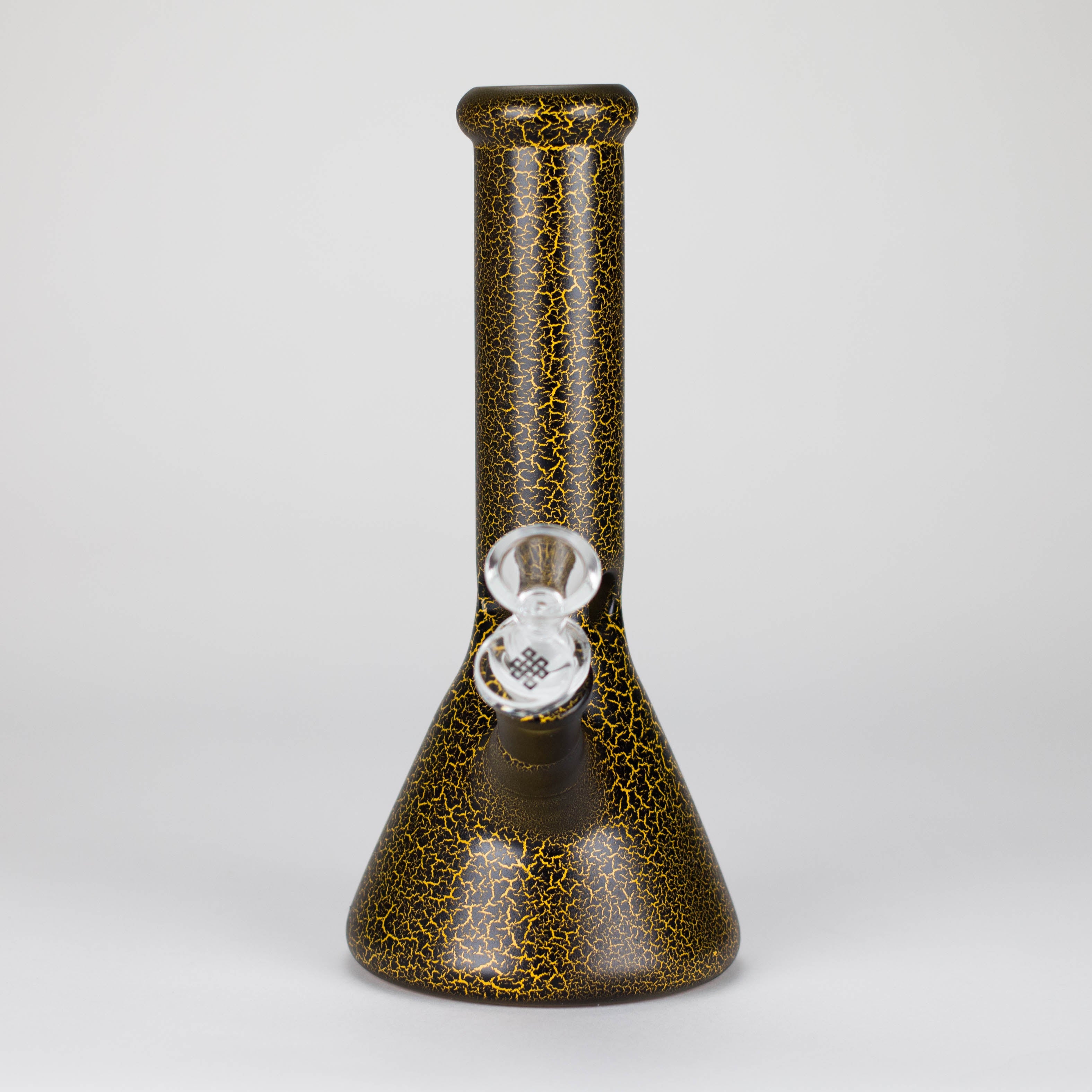 Karma | 9" Beaker Lightning Plated Glass Bong