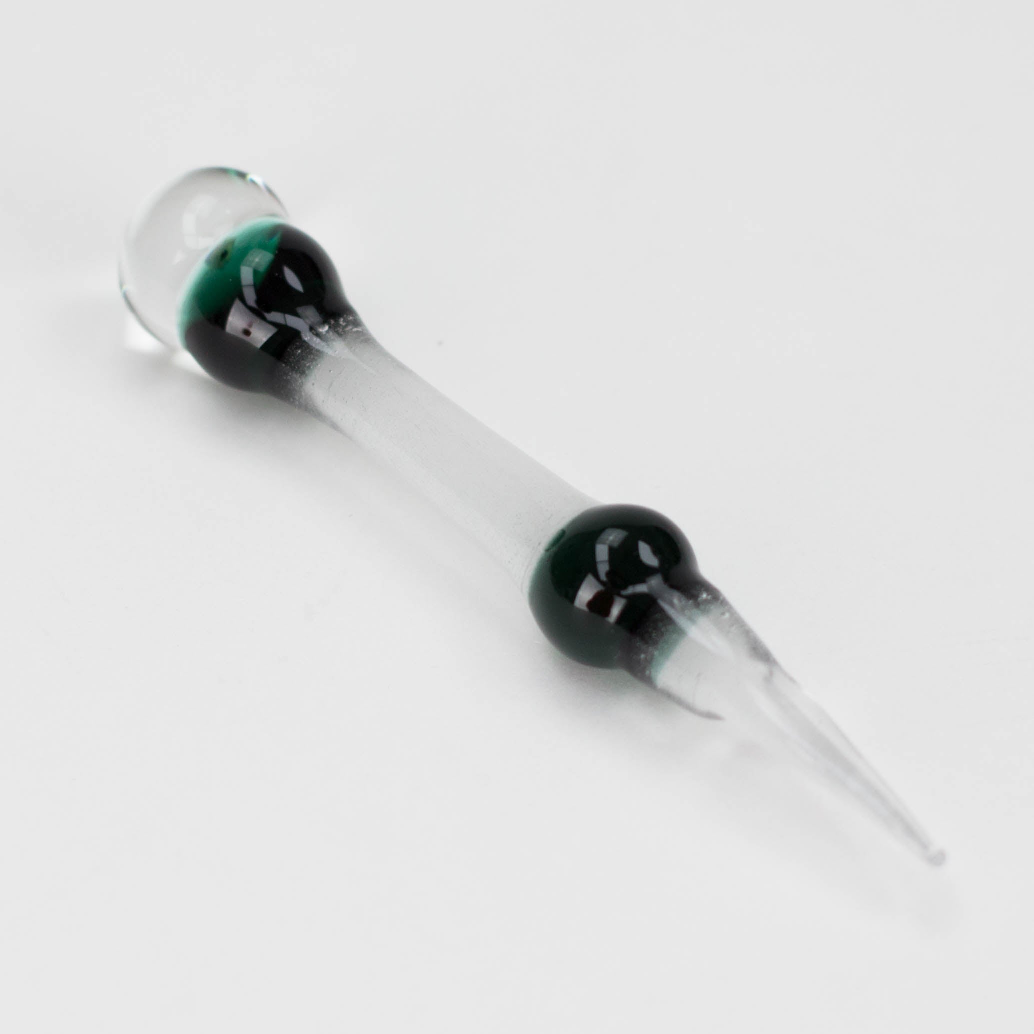 Shine glassworks | Glow in the dark Dabber with Small opal-Made In Canada