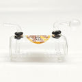 4.5"  Tank Design Bubble Bong-Assorted Sticker
