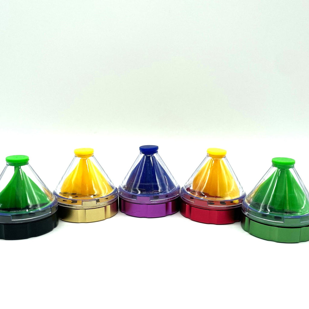 Funnel Cone Grinder with Metal Cover - Assorted [GRI416]