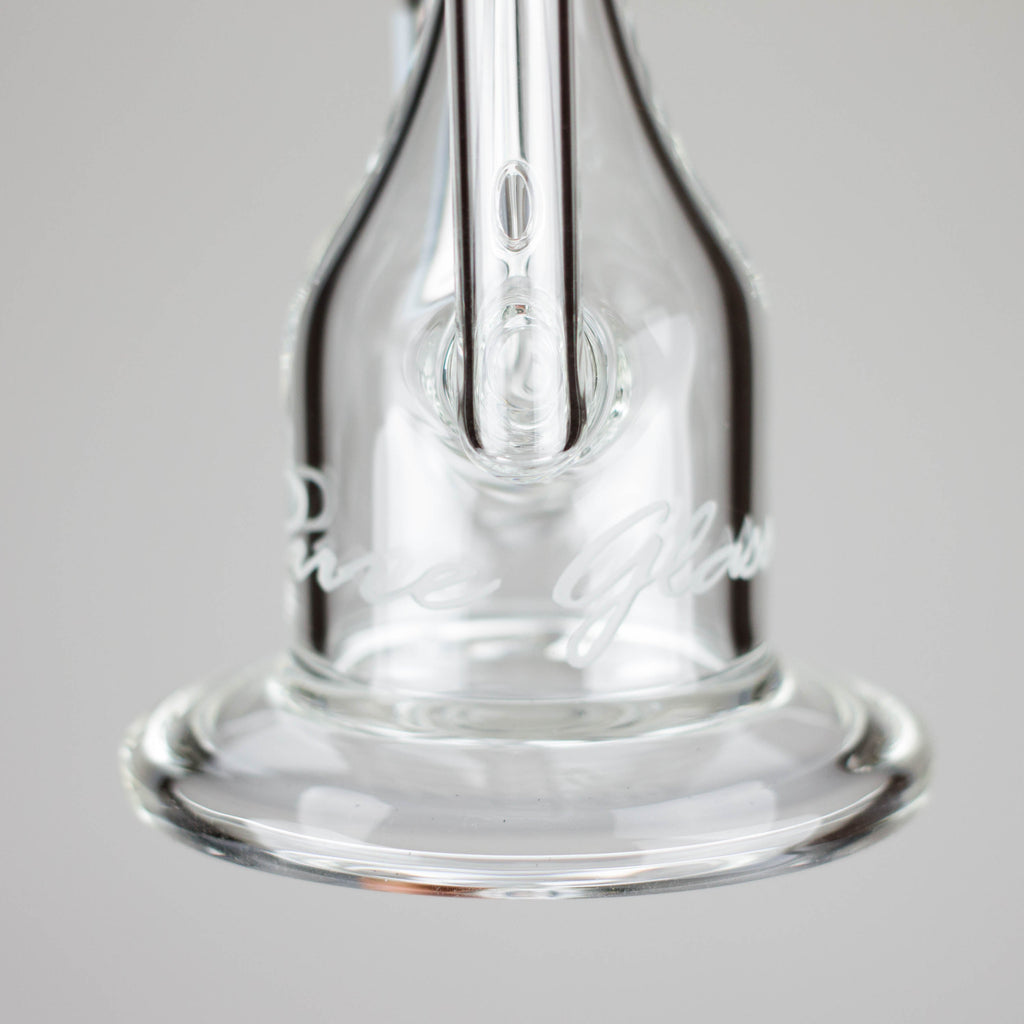 Pure Glass | 8" Infinity Recycler 2 - Flower and Dab
