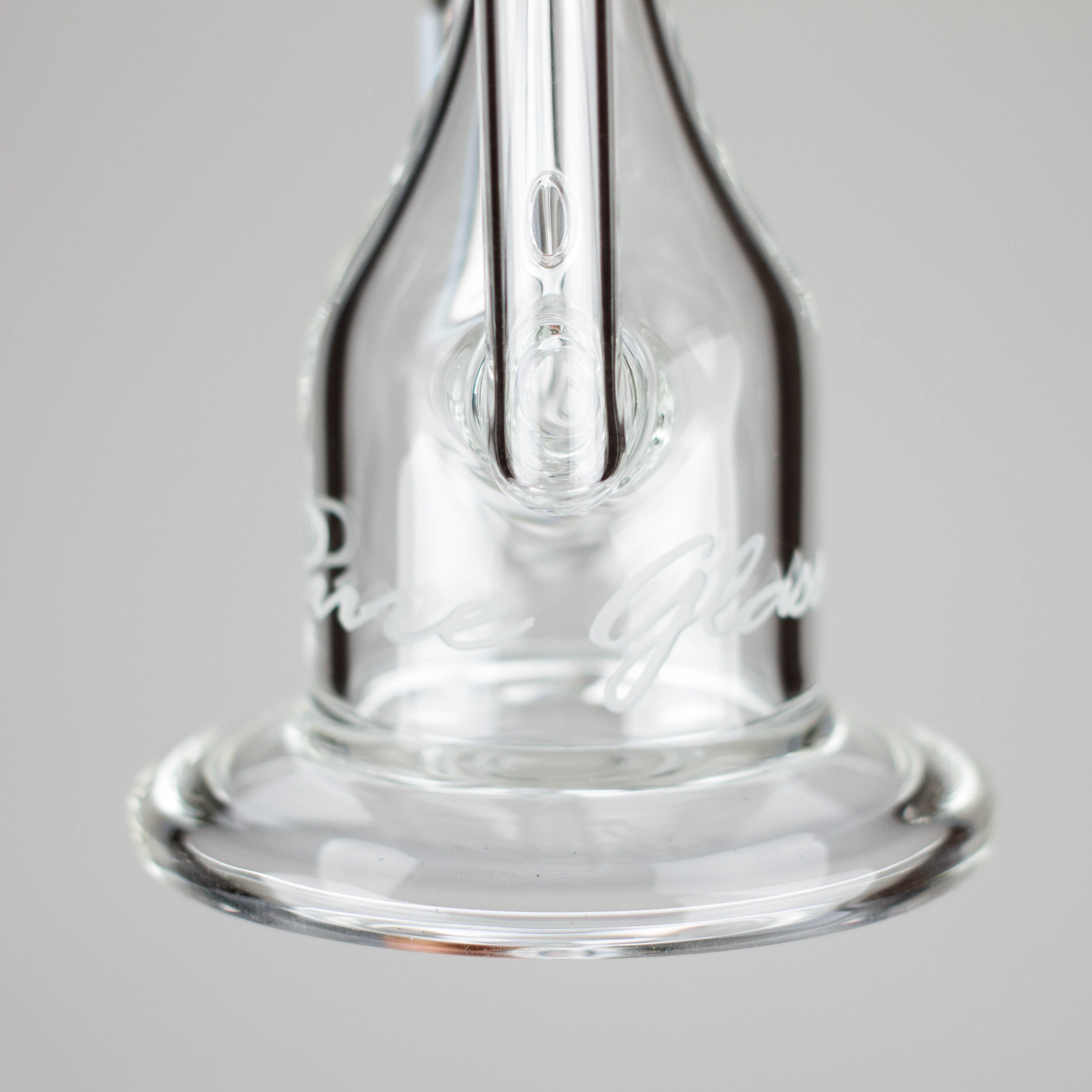 Pure Glass | 8" Infinity Recycler 2 - Flower and Dab